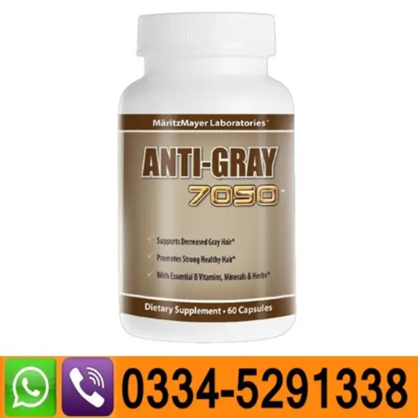 Anti-Gray Hair 7050 Capsules In Pakistan