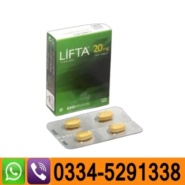 Lifta 20mg Tadalafil Film Tablets In Pakistan