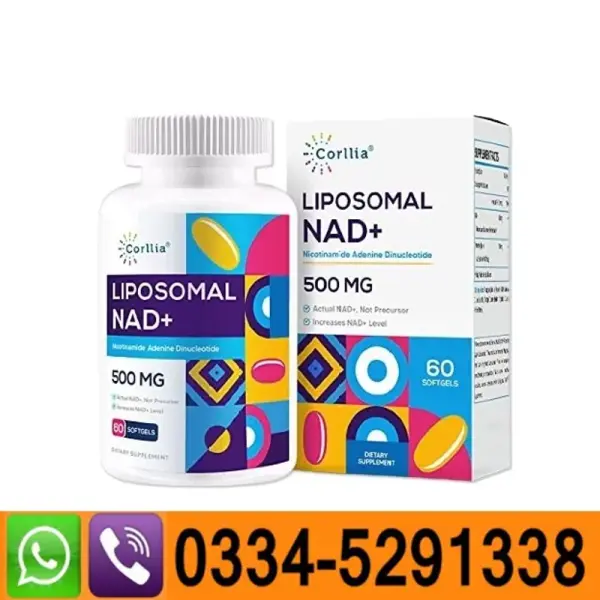 Liposomal NAD 500Mg With Tmg 250Mg Softgels In Pakistan