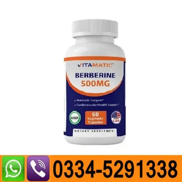 Vitamatic Berberine Supplement 500mg In Pakistan